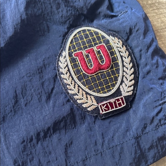 Kith x Wilson Erika Nylon Short Nocturnal XS Women's Athletic Shorts in Navy - Picture 3 of 8